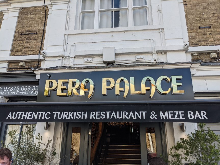 Pera Palace located in Chatteris. The best Turkish around.