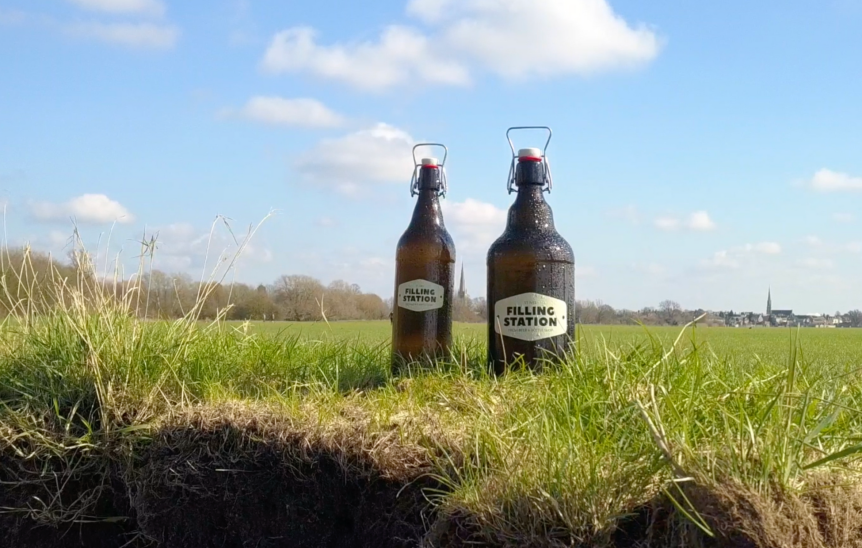 The Filling Station – A new (sustainable) way of drinking craft beer! – St Ives.